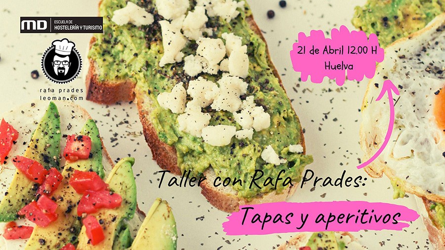 Cartel del taller de «Tapas y aperitivos tradicionales»